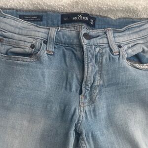 Hollister Men's Skinny Jeans in Light Blue